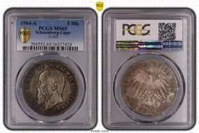 1904-A 5 Mk J-165 MS65