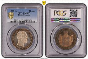 1860-A Thaler MS63