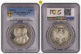 1915-A 5 Mk 100 Years J-89 PR66CAM