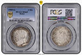 1909-G 3 Mk J-39 MS65