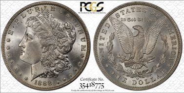 1888-O $1 MS66