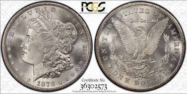 1878-CC $1 MS66+