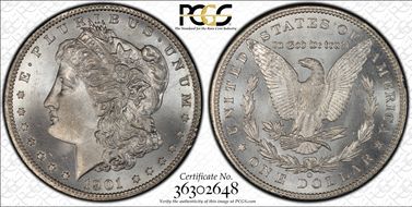 1901-O $1 MS67
