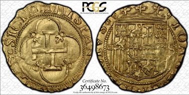 (1504-49)D S Escudo Calico-199 Sevilla MS64