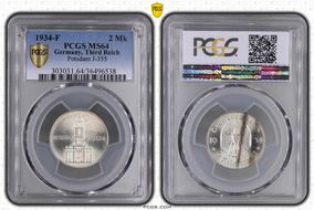 1934-F 2 Mk Potsdam J-355 MS64