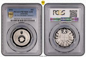 2016 50C 50 Yrs Decimal Currency PR70DCAM