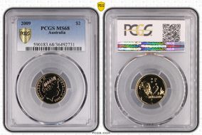 2009 $2 MS68