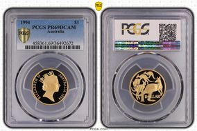 1994 $1 PR69DCAM