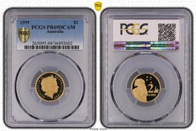 1999 $2 PR69DCAM