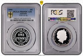 1999 10C 1930 1d Ag PR69DCAM