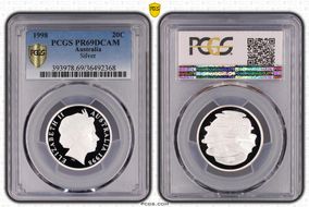 1998 20C Silver PR69DCAM