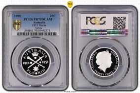 1998 20C 1951 Florin Silver PR70DCAM