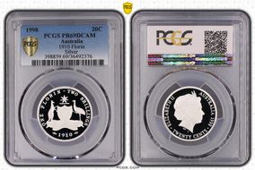 1998 20C 1910 Florin Silver PR69DCAM