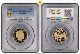 2008 $1 PR69DCAM
