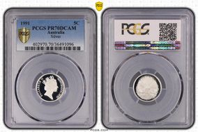1991 5C Silver PR70DCAM