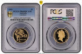 1993 $1 Landcare PR69DCAM