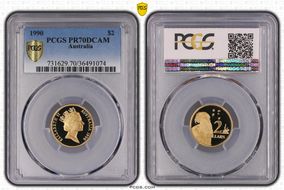1990 $2 PR70DCAM
