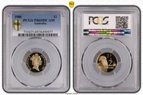 1988 $2 PR69DCAM