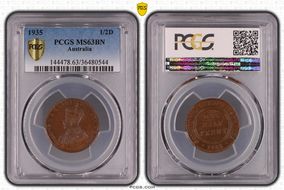 1935 1/2D MS63BN