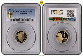 2013 $2 PR69DCAM