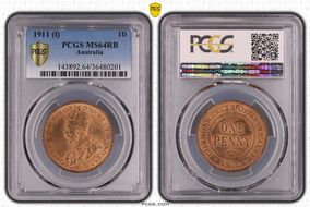 1911 (L) 1D MS64RB