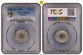 BE2488 (1945) 20 Sat MS65