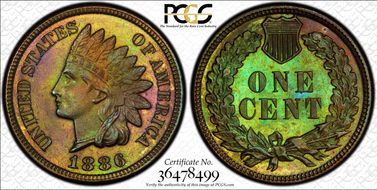 1886 1C Type 2 PR65BN