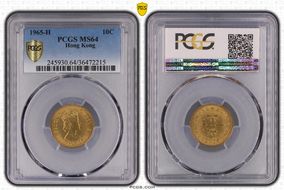 1965-H 10C MS64
