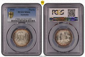 1910 Florin MS64