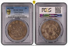 (1908) $1 Y-14 LM-11 VF35