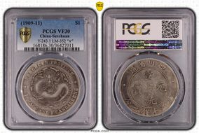 (1909-11) $1 LM-352A K-150 "∀" VF30
