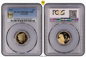 2015 $2 PR70DCAM