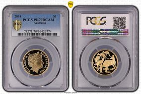 2014 $1 PR70DCAM