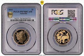2014 $1 PR70DCAM