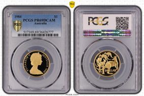 1984 $1 PR69DCAM
