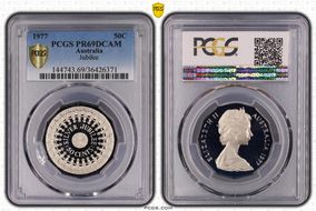 1977 50C Jubilee PR69DCAM