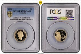 1990 $2 PR70DCAM