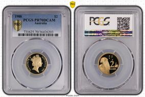 1988 $2 PR70DCAM