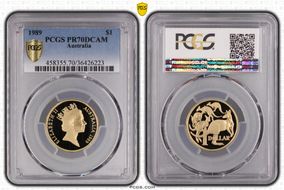 1989 $1 PR70DCAM