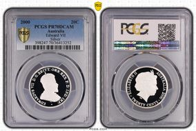 2000 20C Edward VII Silver PR70DCAM
