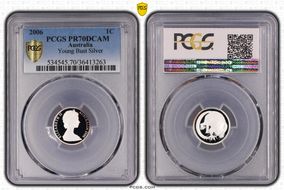 2006 1C Young Bust Ag PR70DCAM