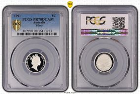 1991 5C Silver PR70DCAM