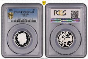 2004 $1 Silver PR70DCAM