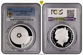 2001 $5 Bathurst Committee PR69DCAM