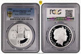 2001 $5 Reid, Forrest & Quick PR69DCAM