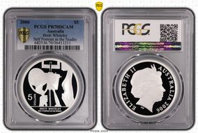 2006 $5 Brett Whiteley Self Portrait in the Studio PR70DCAM