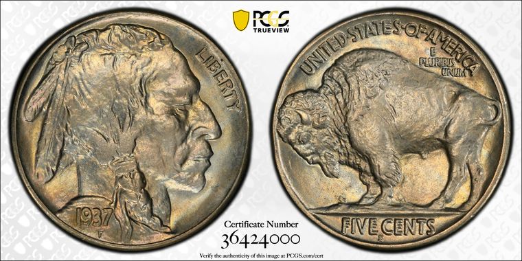 Cert 36424000 - Coin Image