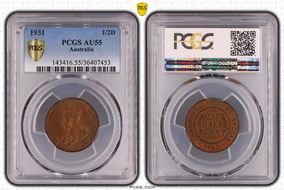 1931 1/2D KM-22 AU55BN