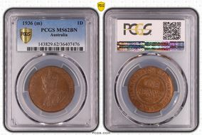 1936 (m) 1D MS62BN