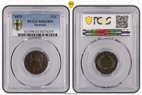 1879 1/2C MS63BN